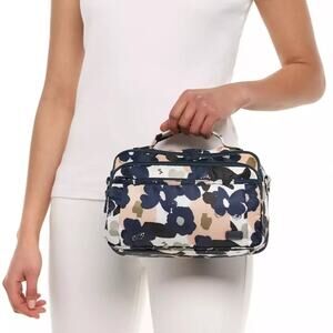 LUG Scoop Flower Stripe Quilted Convertible Crossbody Bag